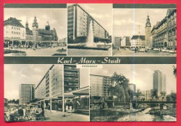 163867 /  KARL MARX STADT - ROSENHOF ,  CLOCK TOWER , BRIDGE CAFE - Germany Deutschland Allemagne Germania - Chemnitz (Karl-Marx-Stadt 1953-1990)