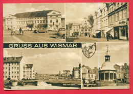 163872 / WISMAR  - STADTHAUS , KRAMERSTASSE , BLICK ZUM HOFEN , ALTE WASSERKUNST Germany Deutschland Allemagne Germania - Wismar