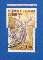 * 1972  N° 1725  SOLOGNE  OBLITÉRÉ NUANCE COULEURS - Gebruikt