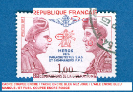 1973  N°  1773  HÉROS DES PARACHUTISTES OBLITÉRÉ - Gebraucht