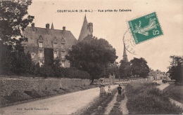 ( CPA 28 )  COURTALAIN  /  Vue Prise Du Calvaire  - - Courtalain