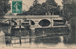 ( CPA 28 )  COURVILLE  /  Le Pont Des Canaux  - - Courville