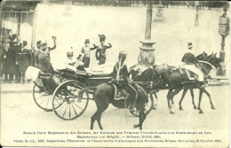 Visite De LL.MM.Impériales L'Empereur Et L'Impératrice D'Allemagne Aux Souverains Belges Le 25 Octobre 1910 - Fiestas, Celebraciones