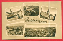 163887 / Rudolstadt In Thüringen  - MULTIVIEWS  - Germany Deutschland Allemagne Germania - Rudolstadt