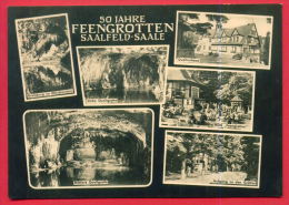 163896 / 50 JAHRE FEENGROTTEN SAALFELD - SAALE   - QUELLENHAUS , HOG "FEENGROTTEN" Germany Deutschland Allemagne Germani - Saalfeld