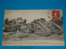 62) Bapaume N° 510 - Tanks Anglais Dans Les Ruines  ( Chars ) - Année1919  - EDIT - LL - Bapaume