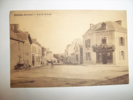 2xrn - CPA  - GOURIN - Rue De La Gare -  [56] - Morbihan - Gourin