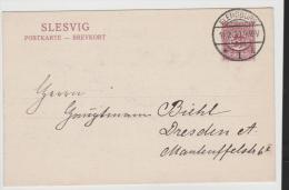 DT-A028/ Schleswig P 3, 1920  Geschrieben Am 10.2.20 (Abstimmungstag) - Schleswig