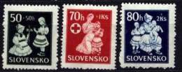 Slovakia 1943 Mi 112-114 ** - Nuevos