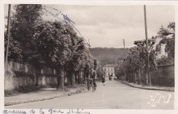 SAINT CHERON - L'Avenue De La Gare ( Carte Photo ) - Saint Cheron