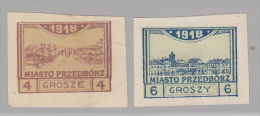 Przedborz, Nr 4C/5C *, Michel = 170 € (X16401) - Unused Stamps