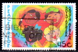 SOUTH AFRICA 1994 Peace Campaign. Children's Paintings - 45c Children Of Different Races (Nicole Davies) FU - Gebruikt