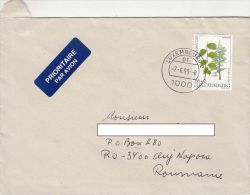 13840- WYCH ELM TREE, STAMPS ON COVER, 1999, LUXEMBOURG - Briefe U. Dokumente