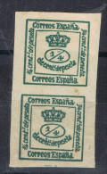 Dos Cuartillos 1877, Variedad Impresion , Num 173 * - Unused Stamps