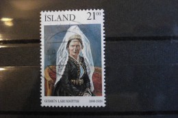 Islande - Année 1990 - Gudrun Larusdottir - Y.T. 677 - Oblitéré - Used - Gestempeld - Usados