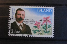 Islande - Année 1989 - Stefan Stefansson - Y.T. 663 - Oblitéré - Used - Gestempeld - Gebraucht