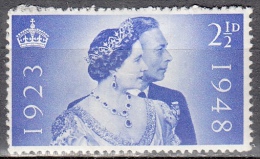 Gran Bretagna, 1948 - 2 1/2p King George & Queen Elizabeth - Nr.267 MLH* - Nuevos