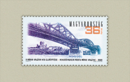 HUNGARY 2001 ARCHITECTURE Structures MARIA VALERIA BRIDGE - Fine Set MNH - Ongebruikt