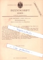 Original Patent - Karl Bartmann In Soest , Westfalen , 1883 , Schlauchkupplung !!! - Soest