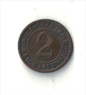 2 Reichspfennig - 2 Renten- & 2 Reichspfennig