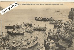 44- Loire- ATL. - St Nazaire _ Semaine Maritimes Août 1908 _   Départ De La Course Des Marins D'état - Saint Nazaire