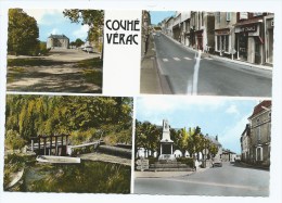 CPSM MULTIVUES COLORISEE COUHE VERAC, VIENNE 86 - Couhe