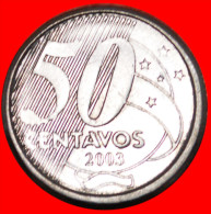 * SOUTHERN CROSS  BRAZIL 50 CENTAVOS 2003! LOW START NO RESERVE!!! - Brasil