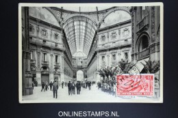 Italy: Postcard 1936 Milano Galleria Vittorio Emanuele II - Poststempel