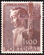 PORTUGAL - 1954,  4º Centenário Da Fundação Da Cidade De S. Paulo.  1$00  ** MNH  MUNDIFIL  Nº 802 - Nuevos