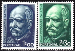 PORTUGAL - 1956, 1.º Centº  Nascimento Do Prof. Doutor Ferreira Da Silva. (Série, 2 Valores) **MNH  MUNDIFIL  Nº 819/20 - Neufs