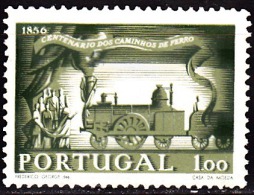 PORTUGAL - 1956,  1.º Centenário Dos Caminhos De Ferro Em Portugal.  1.00  (*) MNG  MUNDIFIL  Nº 821 - Nuovi