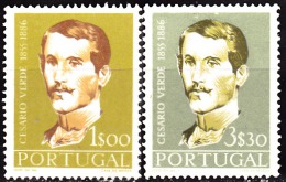 PORTUGAL - 1957,  Cesário Verde. (Série, 2 Valores)  (*) MNG  MUNDIFIL  Nº 831/2 - Ungebraucht