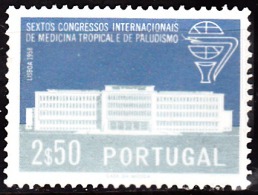 PORTUGAL - 1958, Sextos Congressos Internac. Medicina Tropical Paludismo. 2$50   (*) MNG  MUNDIFIL  Nº 840 - Neufs