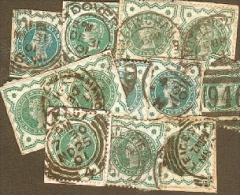 Great Britain GoldBag 250g (8½oz). 1900 ½d Green Jubilee. KILOWARE-ca: 2625 Stamps GB UK [vrac Kilowaar Kilovara Mixture - Colecciones Completas