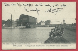 Saint-Ghislain - Chargement Automatique Et Nouvelles Voies Aériennes  -1907 ( Voir Verso ) - Saint-Ghislain