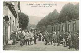 CPA 90 GIROMAGNY GUERRE 14-18 EVACUATION DEPART 18 AOUT 1914 - Giromagny