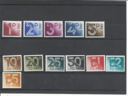 GRAN BRETAÑA  TAX    86/97  MNH  ** - Tasse