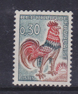 FRANCE N° 1231A 030 VERT ROUGE ET BISTRE TYPE COQ  SOLEIL TEINTE NEUF SANS CHARNIERE - Ungebraucht