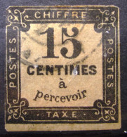 FRANCE              Taxe N° 4             OBLITERE - 1859-1959 Usati