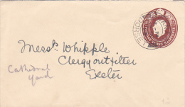Great Britain 1929 Prepaid Envelope Three Pences Used - Zonder Classificatie
