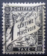 FRANCE              Taxe N° 10            OBLITERE - 1859-1959 Oblitérés