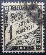 FRANCE              Taxe N° 10            OBLITERE - 1859-1959 Gebraucht