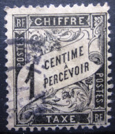 FRANCE              Taxe N° 10            OBLITERE - 1859-1959 Afgestempeld