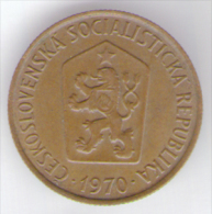 CECOSLOVACCHIA 50 HALERU 1970 - Czechoslovakia