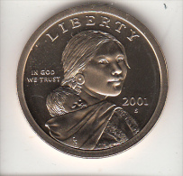 STATI UNITI 2001 - 1 DOLLARO SACAGAWEA PROOF - 2000-…: Sacagawea