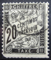 FRANCE              Taxe N° 17           OBLITERE          2° CHOIX - 1859-1959 Afgestempeld