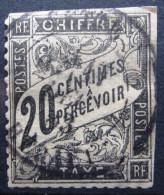 FRANCE              Taxe N° 17           OBLITERE          2° CHOIX - 1859-1959 Afgestempeld