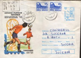 Romania - Stationery Cover Circulated 1994 - Football World Cup 1994 USA - 1994 – Vereinigte Staaten
