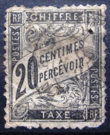 FRANCE              Taxe N° 17           OBLITERE          2° CHOIX - 1859-1959 Usados
