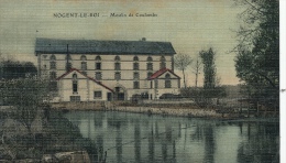 ( CPA 28 )  NOGENT LE ROI  / Moulin De Coulombs -  (édition Toilée) - Nogent Le Roi